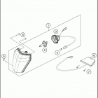 2018 250 XC-W CHASSIS Фара