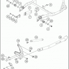2016 1290 SUPER ADVENTURE CHASSIS Side- center st and