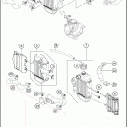 2020 50 SX ENGINE Система охлаждения