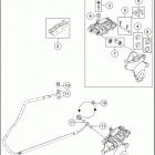 2016 1290 SUPER ADVENTURE CHASSIS Тормозной суппорт задний