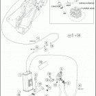 2016 690 ENDURO R CHASSIS Ev aporate kanister