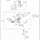2017 1290 SUPER DUKE GT GREY CHASSIS Главный цилиндр тормозной