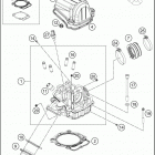 2018 450 SX-F FACTORY EDITION ENGINE Головка цилиндров