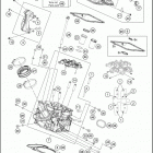 2018 1290 SUPER ADVENTURE S ENGINE Головка цилиндра задняя