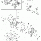 2020 50 SX ENGINE Картер двигателя