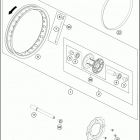 2020 50 SX CHASSIS Переднее колесо