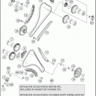 2018 1090 ADVENTURE R ENGINE Газо-распределительный механизм