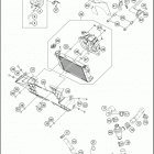 2018 390 DUKE ENGINE Система охлаждения