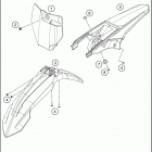 2020 85 SX 17_14 CHASSIS Обтекатель , крылья