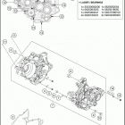 2018 125 SX ENGINE Картер двигателя
