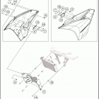 2018 RC 390 BLACK CHASSIS Side trim