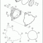 2018 1290 SUPER ADVENTURE S ENGINE Кожух сцепления