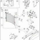 2018 1090 ADVENTURE R ENGINE Система охлаждения
