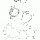 2018 1090 ADVENTURE R ENGINE Кожух сцепления