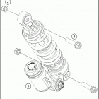 2018 50 SX CHASSIS Амортизатор