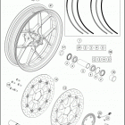 2018 1290 SUPER DUKE R WHITE CHASSIS Переднее колесо
