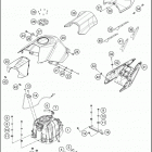 2018 RC 390 BLACK CHASSIS T ank, sea t