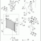 2018 1290 SUPER DUKE GT ENGINE Система охлаждения