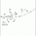 2017 1090 ADVENTURE R CHASSIS Side   /   center st and