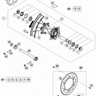 150 SX CHASSIS Переднее колесо
