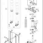 2017 50 SX CHASSIS Передняя вилка