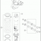 2016 1290 SUPER ADVENTURE CHASSIS Амортизатор в разборе