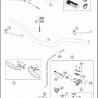 2017 TE 300 CHASSIS Руль
