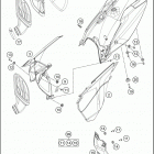 2016 85 SX CHASSIS Воздушный фильтр