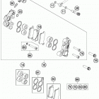 65 SX CHASSIS Brak caliper front