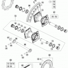 85 SX CHASSIS Переднее колесо