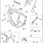 2017 250 XC-F CHASSIS Рама