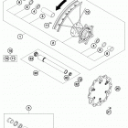300 XC CHASSIS Переднее колесо