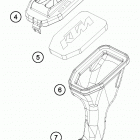 50 SX MINI CHASSIS Воздушный фильтр