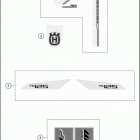 2017 TC 125 CHASSIS Наклейки