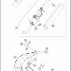 2017 300 XC-W CHASSIS Глушитель