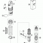 50 SX MINI CHASSIS Амортизатор в разборе