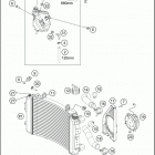 2017 690 DUKE WHITE ENGINE Система охлаждения