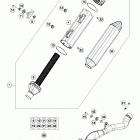 450 SX-F CHASSIS Глушитель