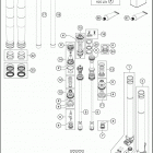2017 TX 300 CHASSIS Передняя вилка