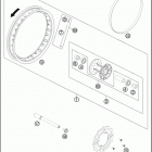 2016 50 SX MINI CHASSIS Переднее колесо
