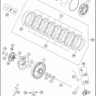 2017 FE 450 ENGINE Сцепление