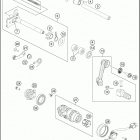 2017 701 ENDURO ENGINE Механизм переключения