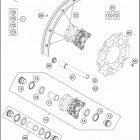 2017 TC 85 19_16 CHASSIS Переднее колесо
