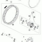 65 SX CHASSIS Переднее колесо