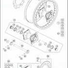 2017 TC 85 19_16 CHASSIS Переднее колесо