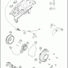 2017 TE 150 ENGINE Система зажигания