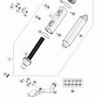 250 XC-F CHASSIS Глушитель