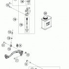 65 SX CHASSIS Тормозной цилиндр задний
