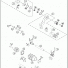 2017 300 XC-W ENGINE Механизм переключения