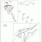 2017 300 XC CHASSIS T ank, sea t , cover